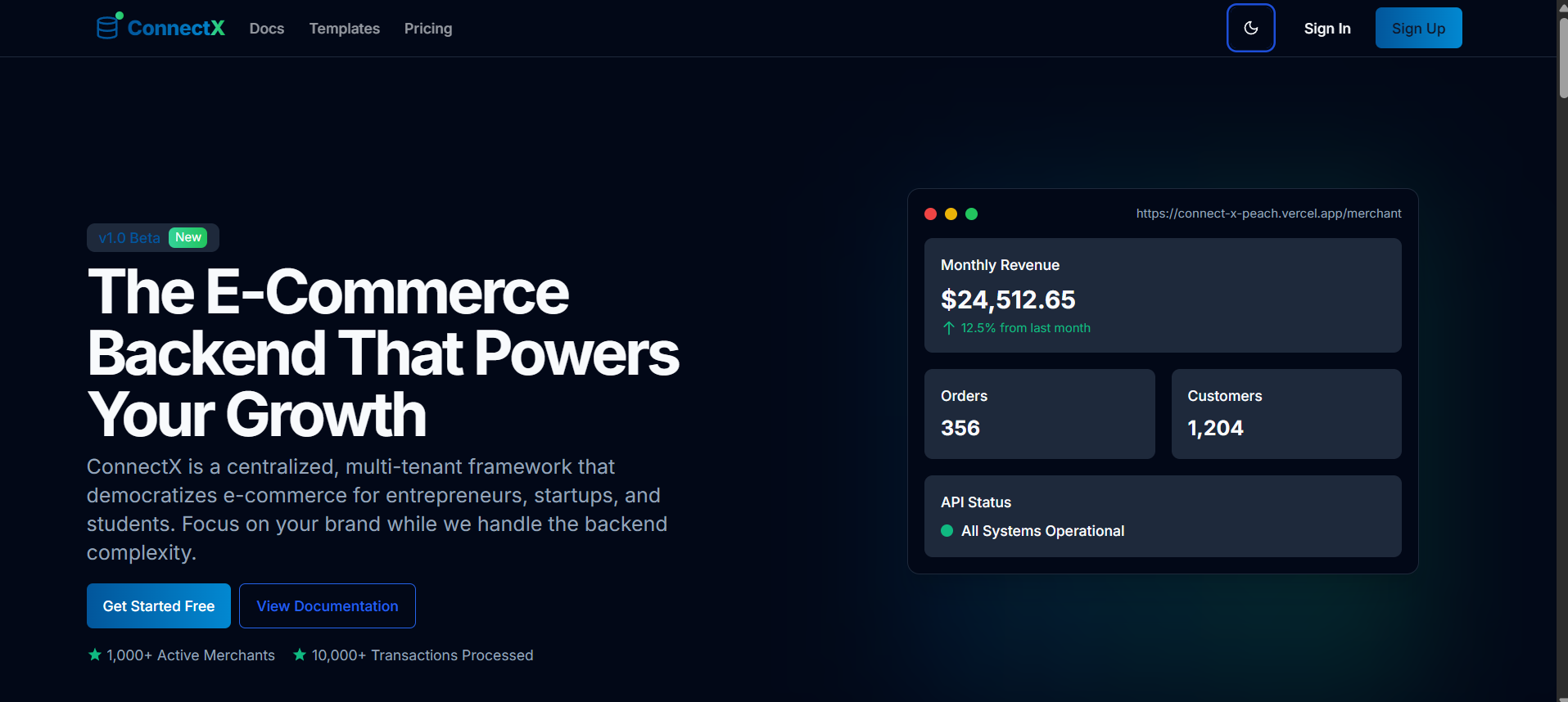 ConnectX Backend-as-a-Service Platform